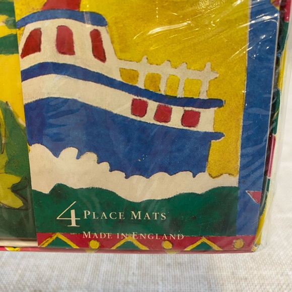 Pimpernel Dining Vintage Pimpernel 4 Bermuda Collection Cork Back Placemats Poshmark